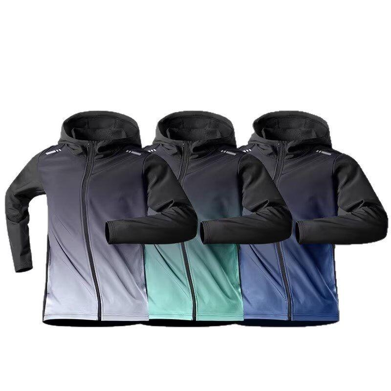 ジャケット・アウター y 楽天市場】ジャケット バイカラー フード付き 吸汗速乾 紫外線対策 UV