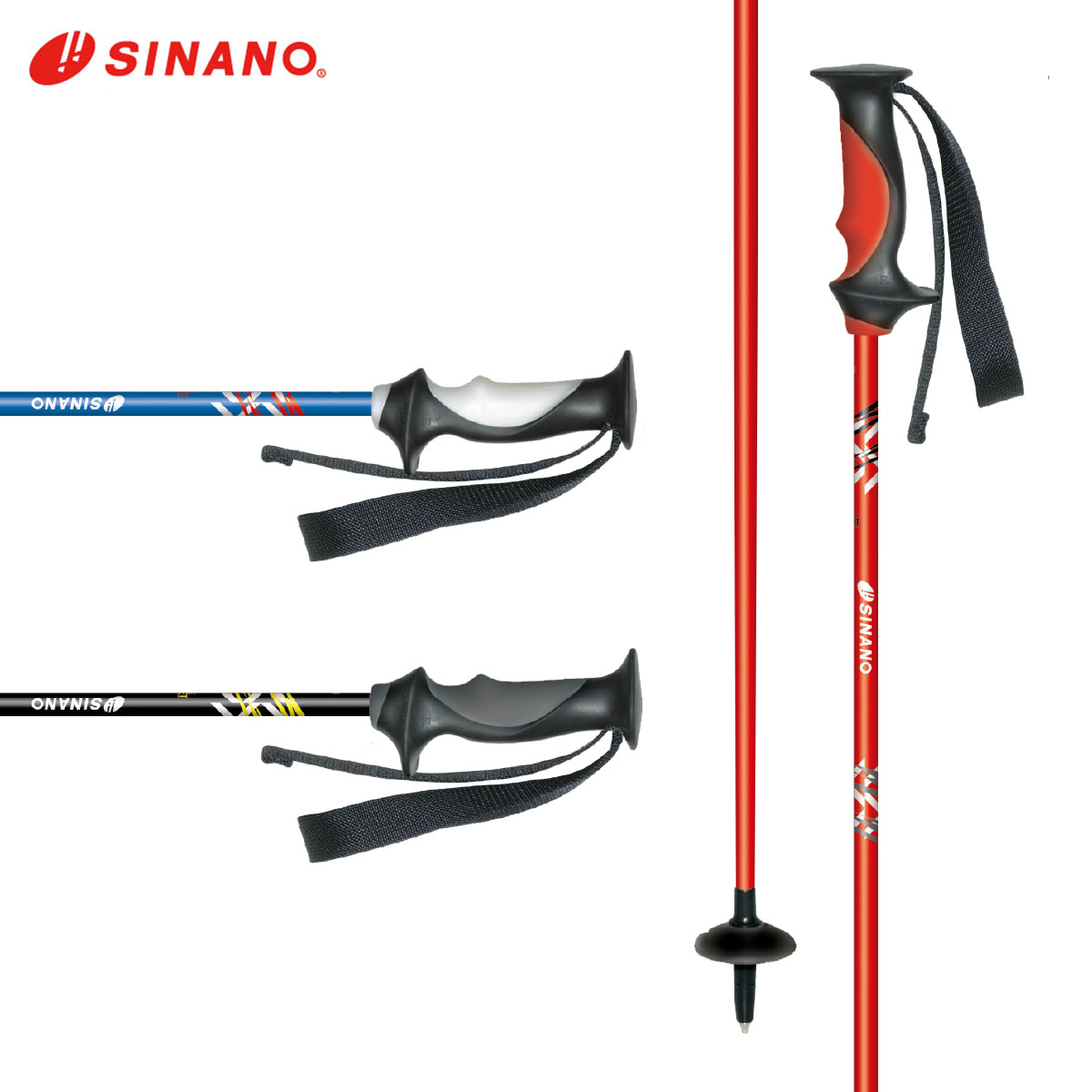 楽天市場】シナノ ストック サイズ調整式 スキーポール フリー