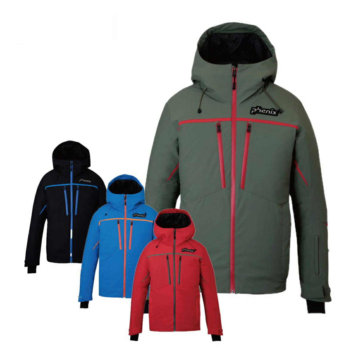 スキーの板お召しもの メンズ スキーの板上衣 アリゾナ州の州都 PHENIX 2025 ESM24OT14 / Shape Cut Jacket