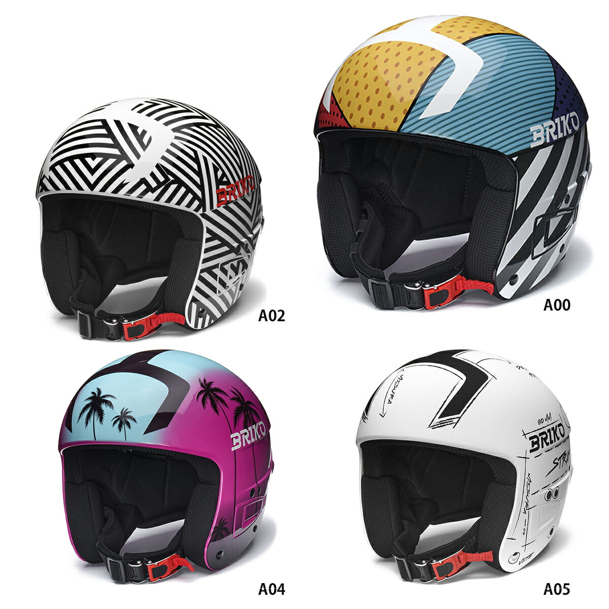 【FIS対応】 BRIKO ブリコ スキーヘルメット　チンガード付 FIS対応】 BRIKO ブリコ スキーヘルメット チンガード付