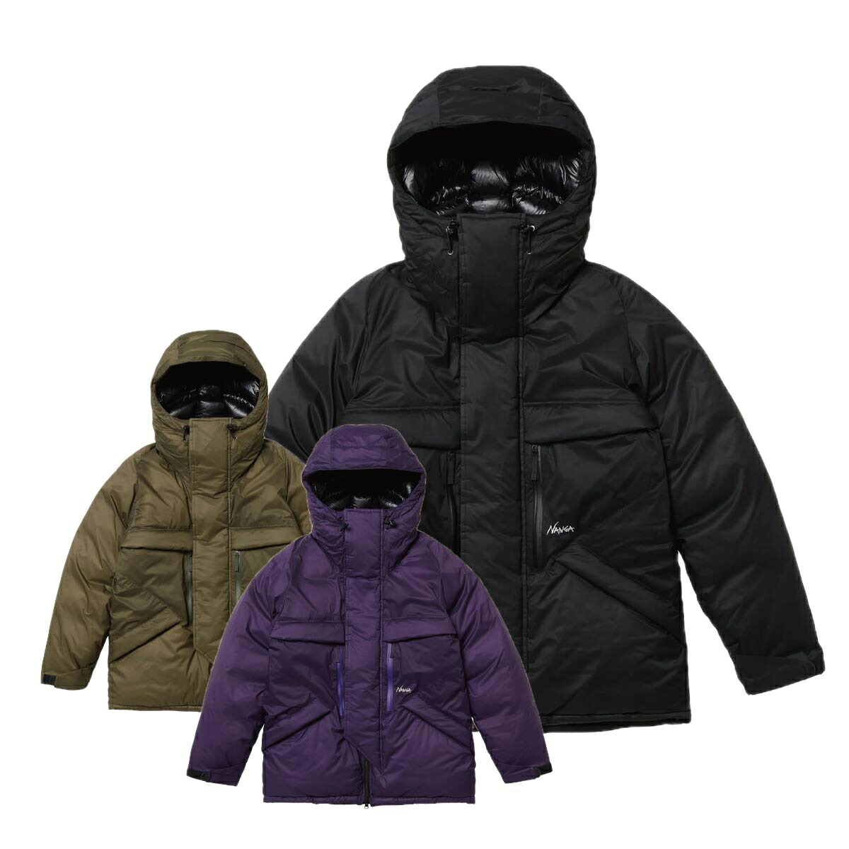 落ちこむ上衣 メンズ スキーの板上衣 NANGA ナンガ 落ちこむ 2025 MOUNTAIN BELAY COAT / ﾏｳﾝﾃﾝﾋﾞﾚｰｺｰﾄ / ND2441-1C400-C