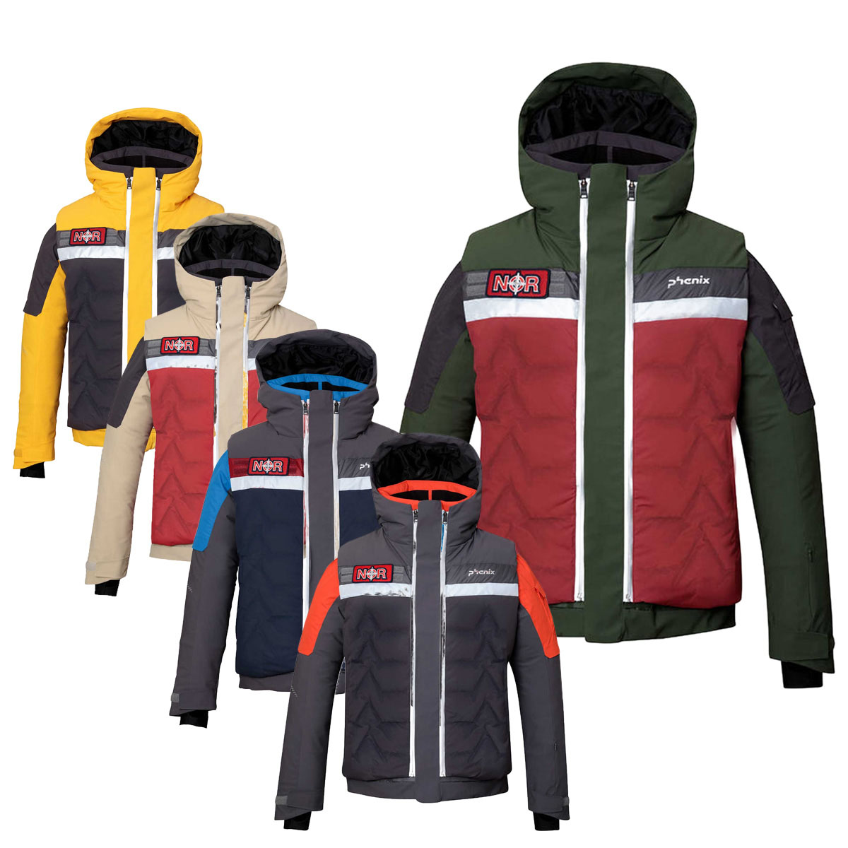 スキーの板お召しもの メンズ スキーの板上衣 アリゾナ州の州都 PHENIX 2024 ESM23OT12 / De Lorean 3way Jacket