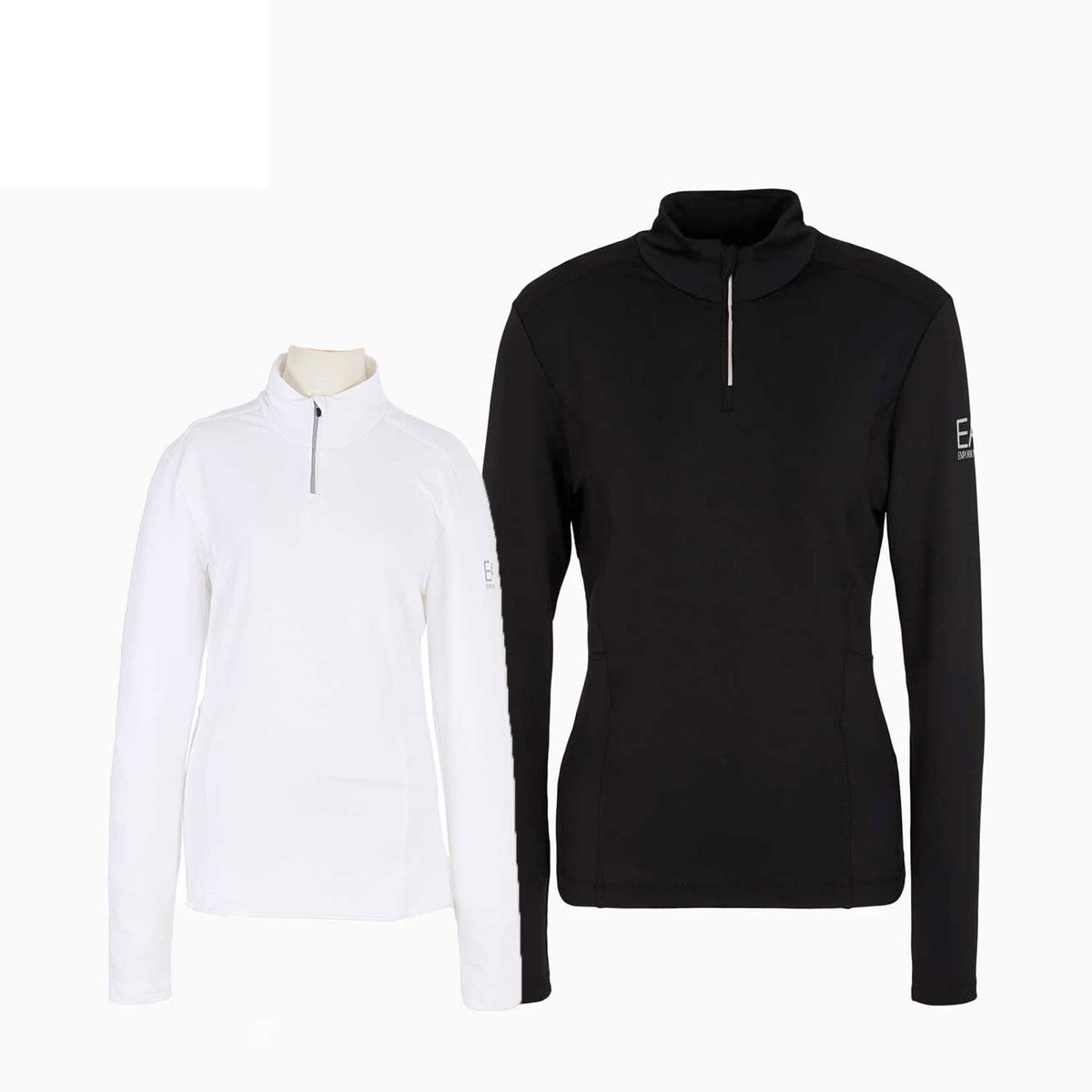 EA7 イーエーセブン スキーの板御召しもの アンダーシャツ フリース レディース 2024 8NTM46 / SKI W KITZBUHEL POWERSTRETCH T-TOP HALFZIP