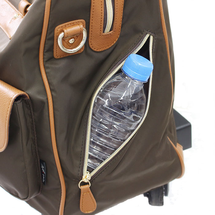 【楽天市場】キャリーバッグ 女性デザイナーがデザインした、大人の女性のための3WAYボストンキャリーバッグ！軽量旅行バッグ ボストンキャリー