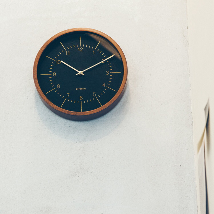 Hender scheme エンダースキーマ 時計 壁掛け時計 在庫限り】Hender Scheme clock ブラック 掛け時計｜時計｜IDEE SHOP