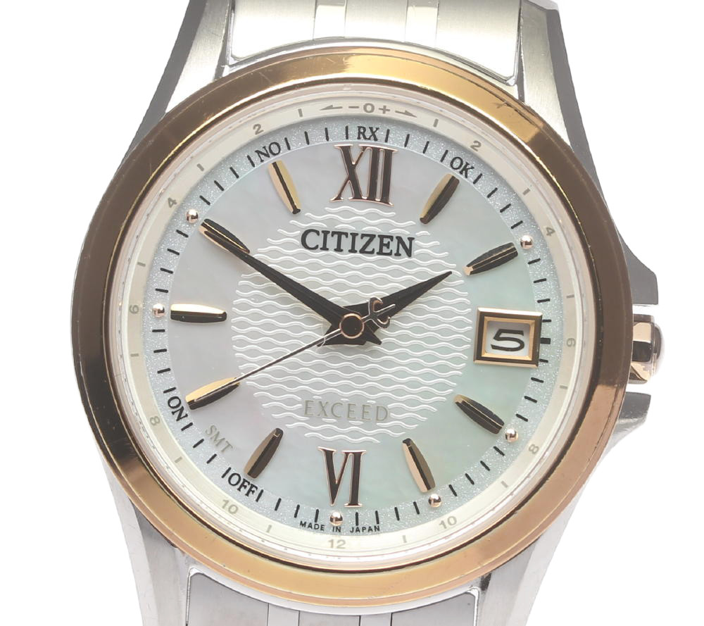 楽天市場 Citizen シチズン エクシード エコドライブ H240 T ソーラー電波 レディース 中古 Closer