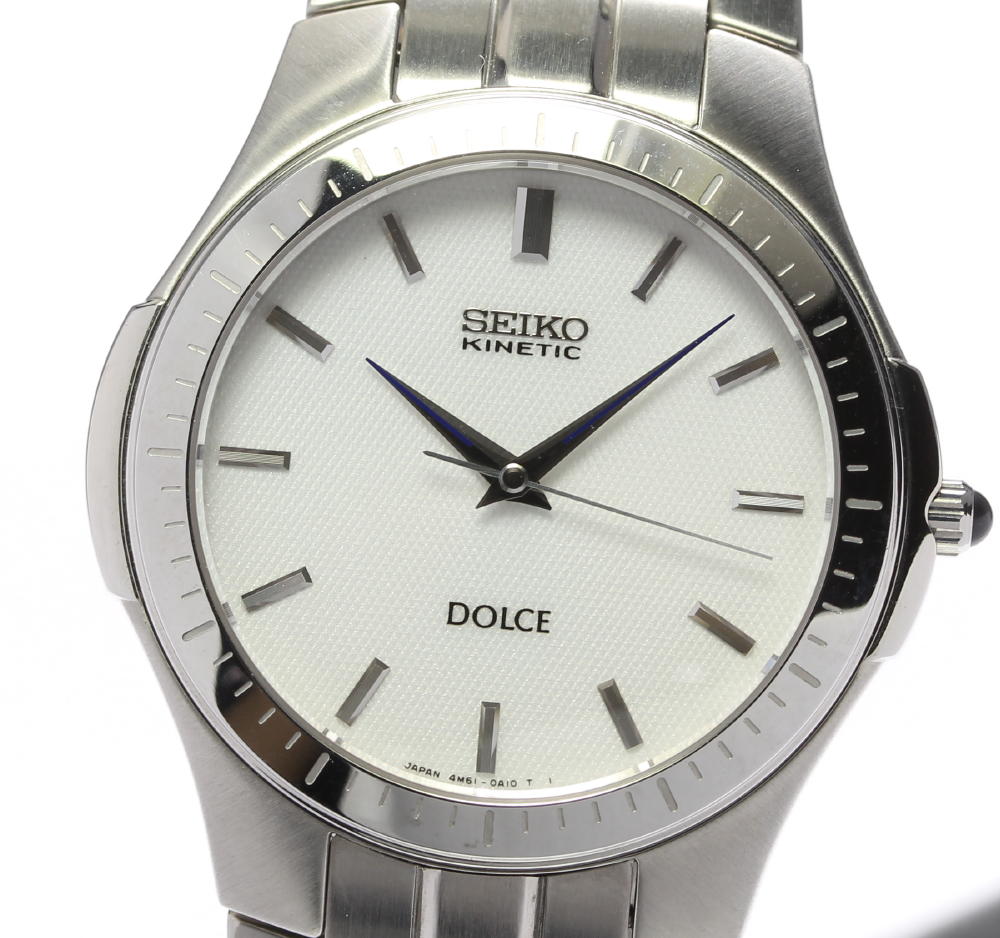 SEIKOセイコー DOLCEキネティック 4M61-0A10 稼働美品 - 時計