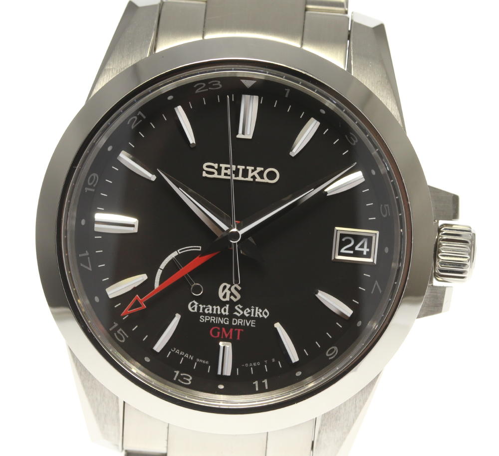 楽天市場 良品 箱 Seiko セイコー グランドセイコー Gmt Sbge013 9r66 0ae0 スプリングドライブ メンズ 中古 Closer