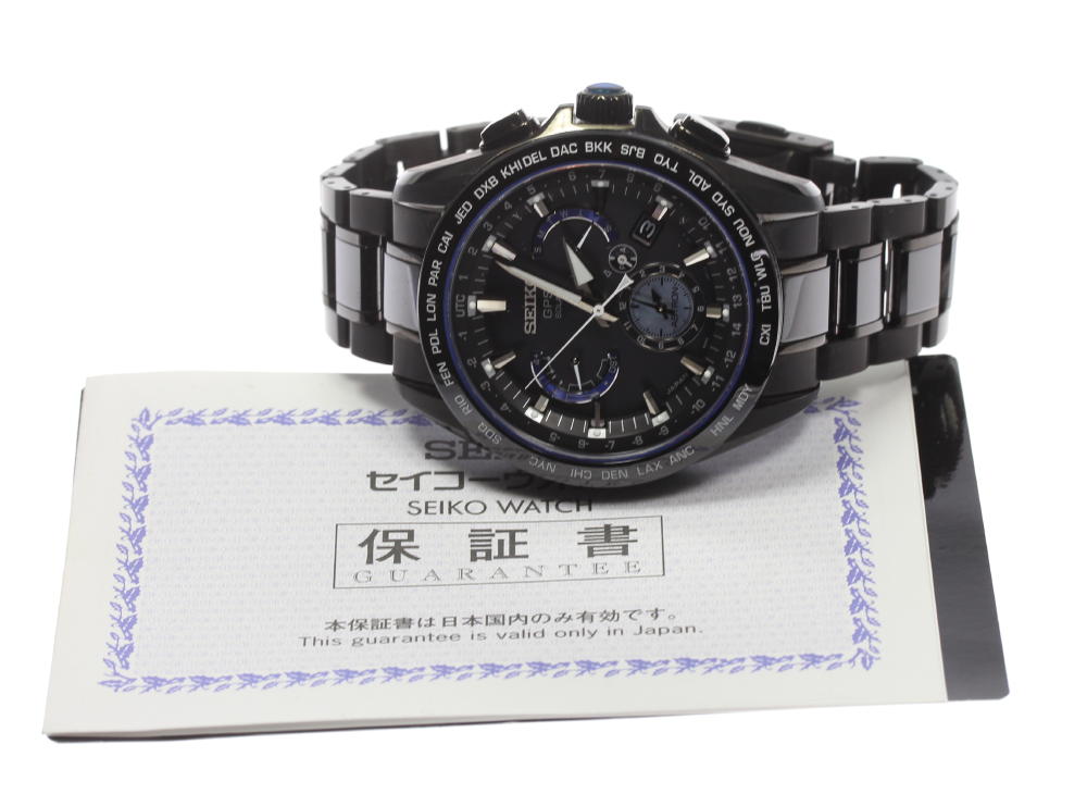 楽天市場 美品 Seiko セイコー アストロン みちびき 世界00本限定 デイト Sbxb103 8x53 0at0 2 ソーラー電波 メンズ 中古 Closer