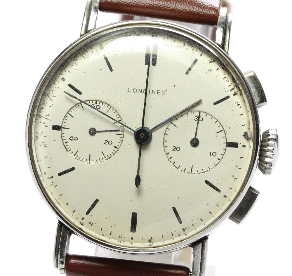 訳あり Longines ロンジン Cal 13zn アンティーク クロノグラフ 手巻き メンズ 中古 Mozago Com