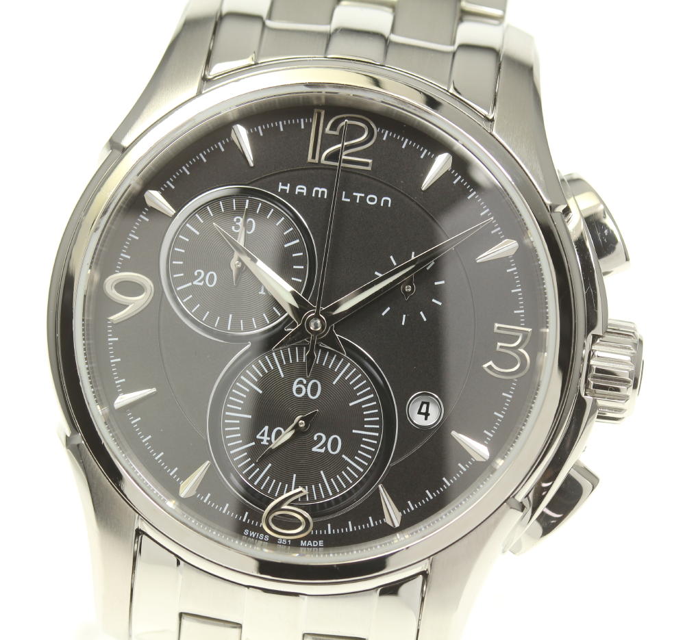 ☆良品【HAMILTON】ハミルトン ジャズマスター クロノグラフ H326120 クォーツ メンズ【中古】|CLOSER