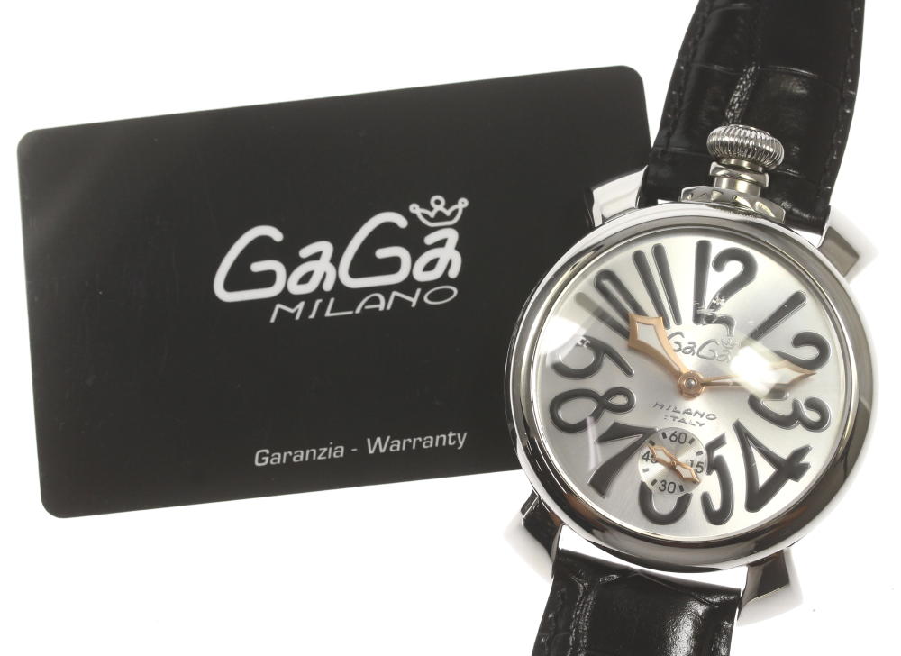 楽天市場 Gaga Milano ガガミラノ マヌアーレ48 スモールセコンド 5010 07s 手巻き メンズ 中古 Closer