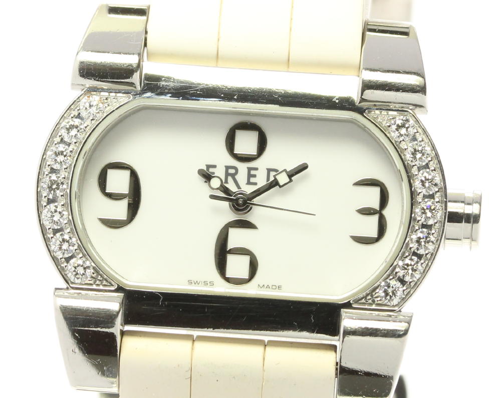 Fred フレッド ムーブワン 片方金剛石 Fd012112 石英 レディース 中古 Aliancapeloimpacto Org Br