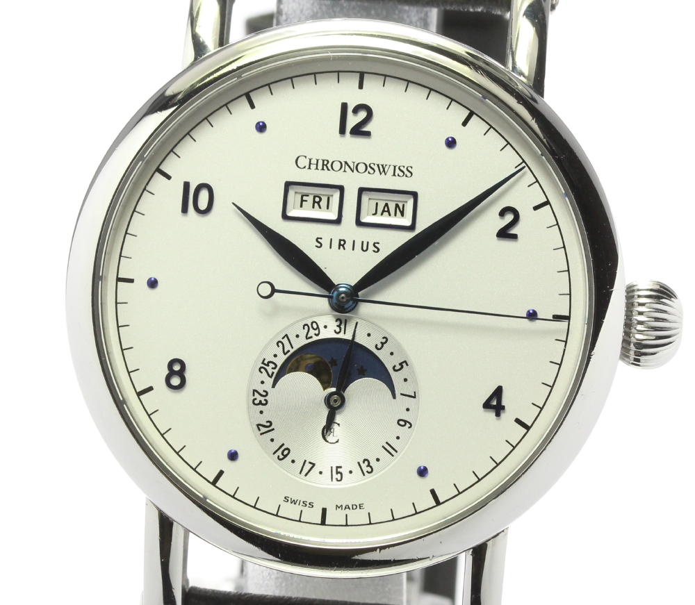 Chronoswiss クロノスイス シリウス 月位相 オートマチック一巻き メンズ 中古 Brucetires Ca