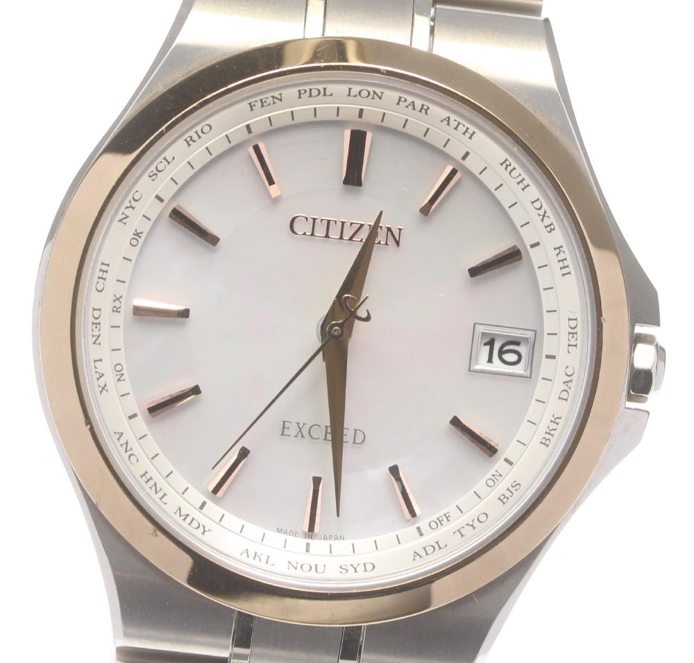 シチズン CITIZEN 電波ソーラー エクシード CB3000-51E CITIZEN 【CITIZEN】シチズン エクシード エコドライブ CB3000