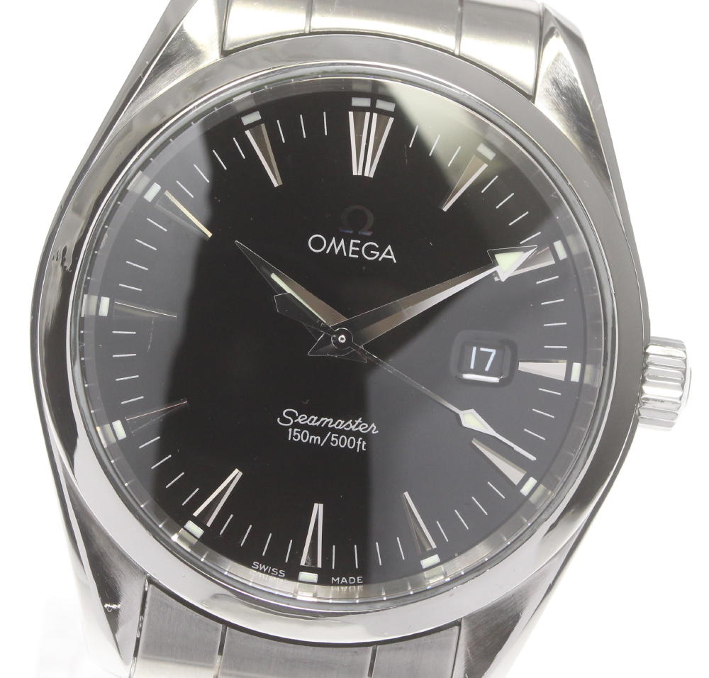 海外正規品 Omega オメガ シーマスター アクアテラ デイト 2517 50 クォーツ メンズ 中古 W 楽天市場 E Compostela Gob Mx
