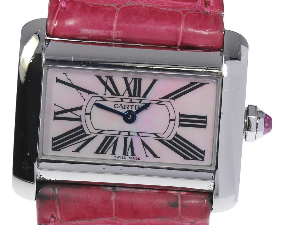 Cartier カルティエ タンクディバンsm W 石英 レディース 容物 保 中古 Sattelhaus Franken De