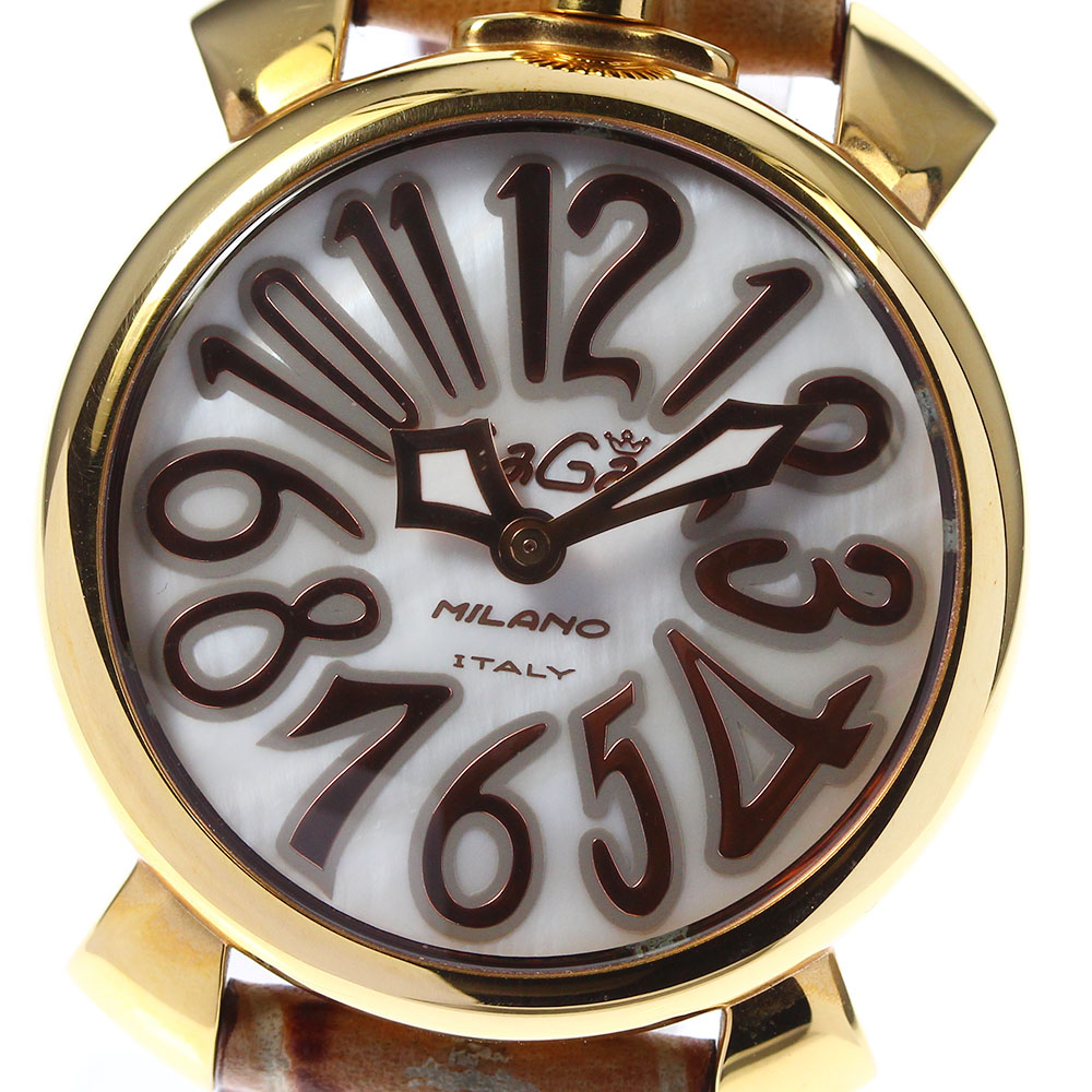 【可動品】美品 GaGa MILANO ガガミラノ 腕時計 クロノ 48mm 楽天市場】ガガミラノ CHRONO 48MM（腕時計）の通販