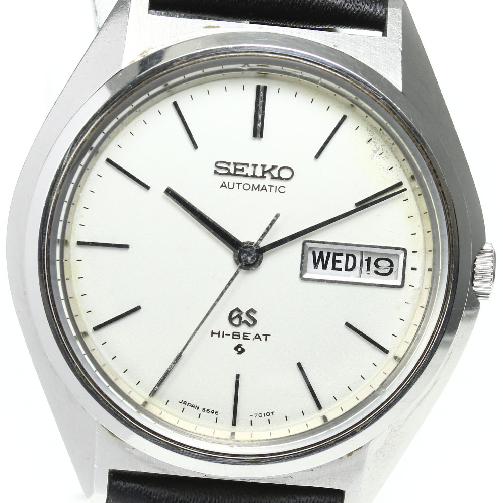 SEIKO セイコー 腕時計 自動巻き グランドセイコー 5646-7010 メンズ