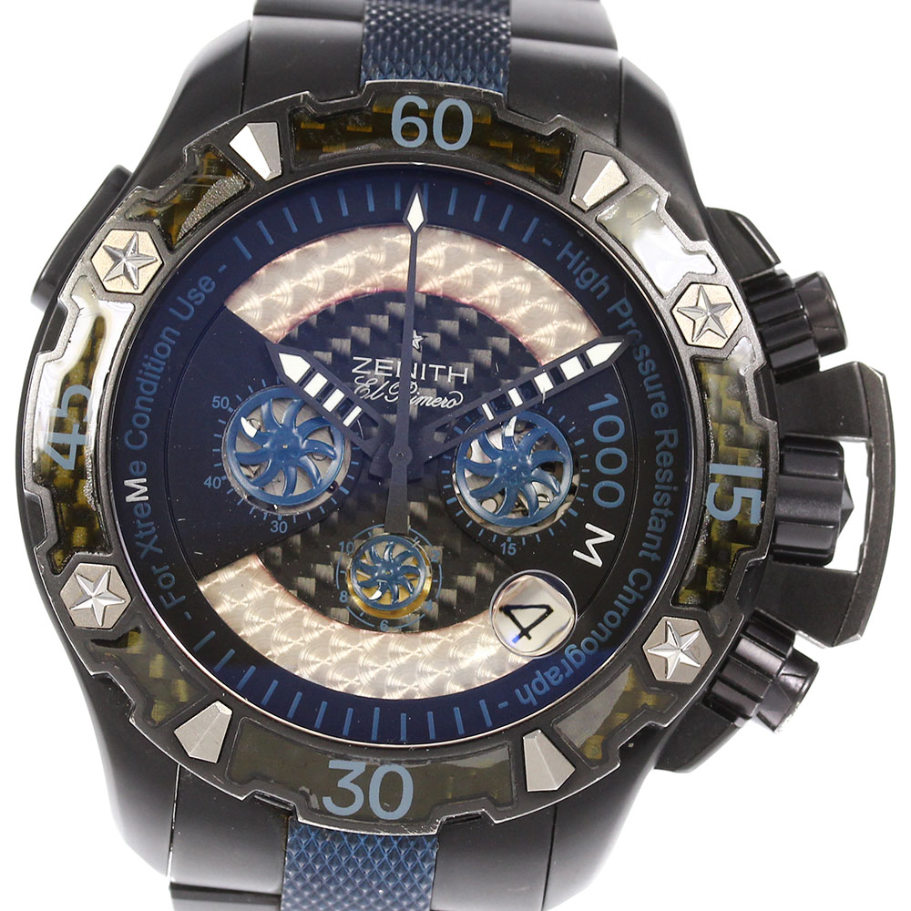 楽天市場】☆良品 【ZENITH】ゼニス デファイ クラシック シー クロノ 