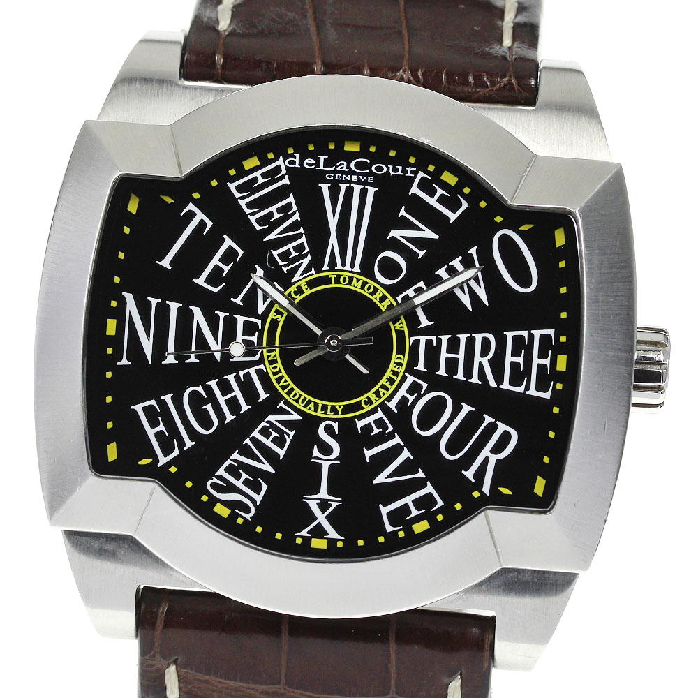 ドゥラクール　deLaCour 腕時計 楽天市場】ドゥラクール deLaCour シティ クロノグラフ 自動巻き
