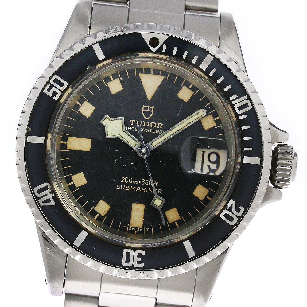 専用。TUDOR SUBMARINER チュードルref7610/0自動巻時 チュードル サブマリーナ Ref-7016/0 Black Snowflake Japan Guarantee