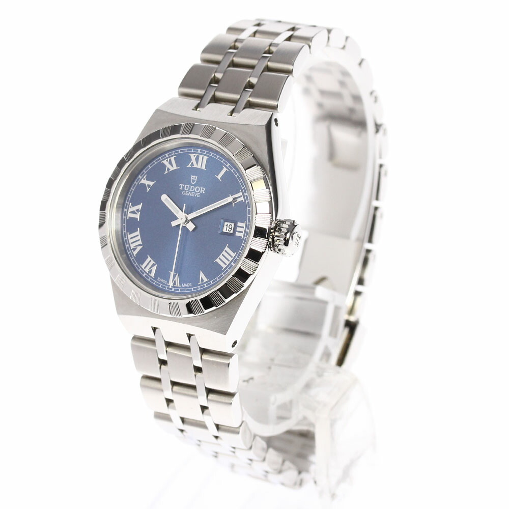 楽天ランキング1位 良品 箱 保証書付きチュードル ロイヤル デイト 0 自動巻き ボーイズ Fucoa Cl