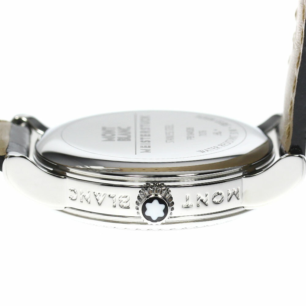☆美品【MONTBLANC】モンブランマイスターシュティック10Pダイヤベゼル7079クォーツレディース_701948【中古】