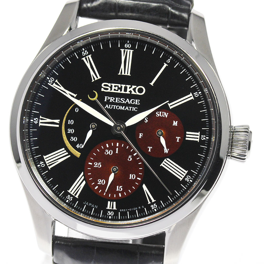 セイコー SEIKO SARD011/6R24-00F0 プレザージュ Seiko Presage Men's Black Watch - SARD011 for sale online | eBay