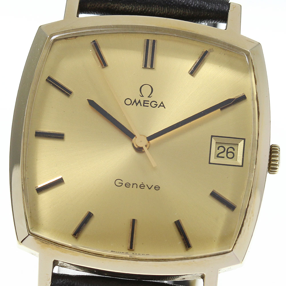 好評在庫 OMEGA Geneve 腕時計 メンズ 手巻き スクエア uwCBv-m99197360366