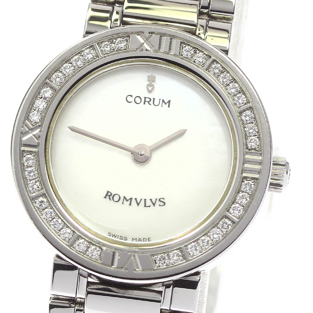 楽天市場】☆美品【CORUM】コルム ロムルス デイト 43.901.21