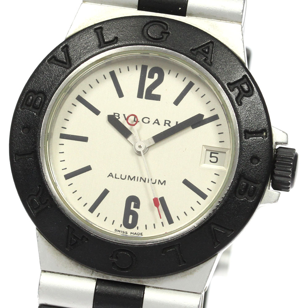 軽量+ストレッチ性+吸水速乾 BVLGARI ブルガリアル ミニウム 腕時計