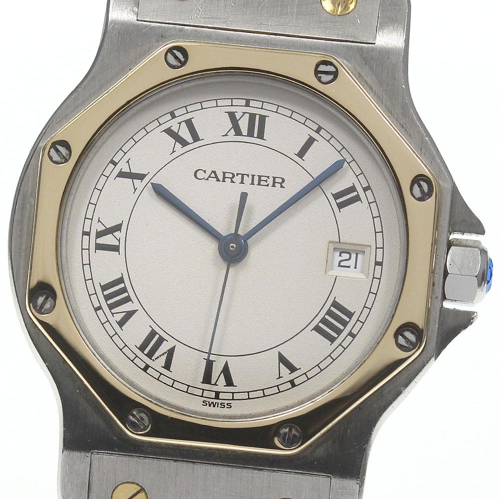 楽天市場】訳あり カルティエ CARTIER W2001583 サントスオクタゴン LM