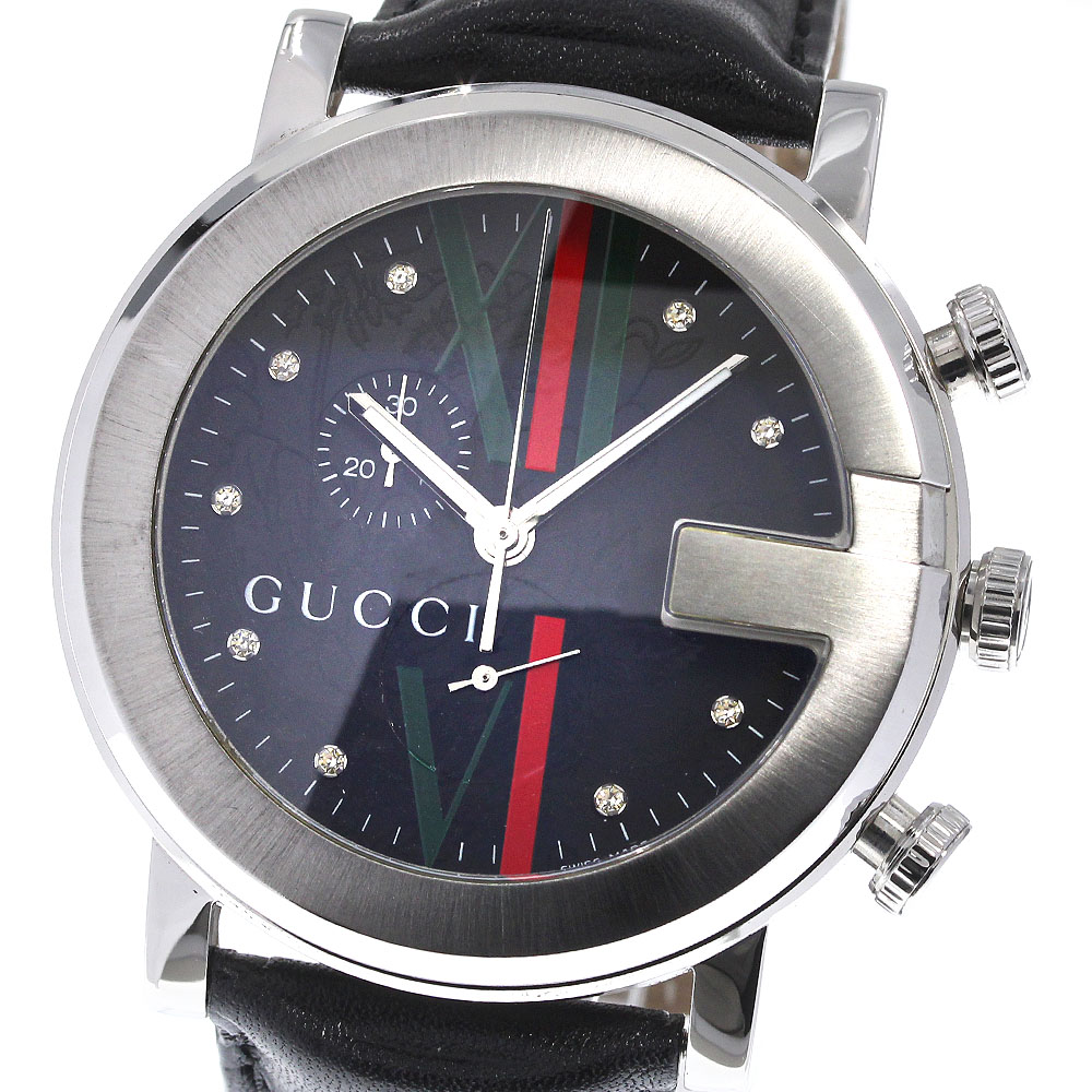 【楽天市場】☆良品 ★内箱付き【GUCCI】グッチ スモールセコンド 9Pダイヤ 101M クォーツ メンズ_720187【中古】：CLOSER