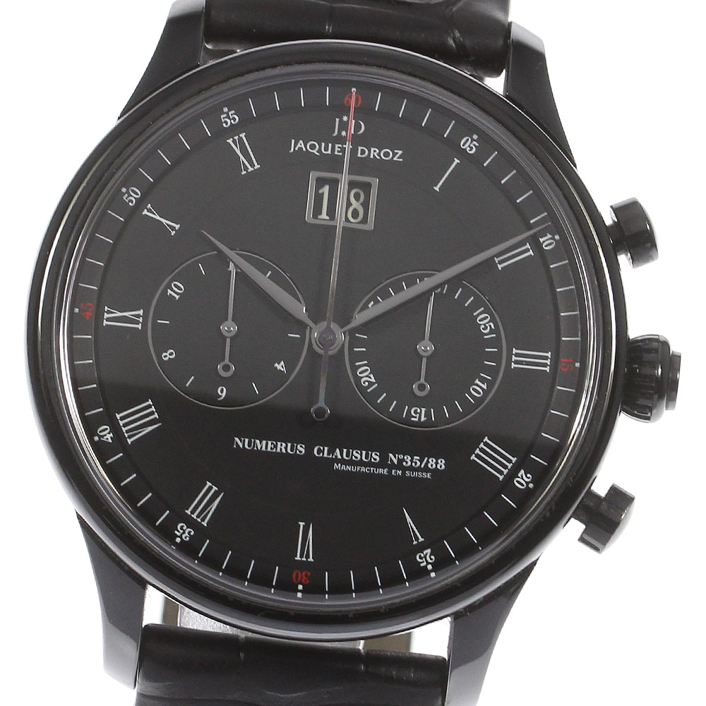ジャケドロー JAQUET DROZ J024038201 アストラル クロノグラフ 自動巻き メンズ 箱・保証書付き_710943【中古】