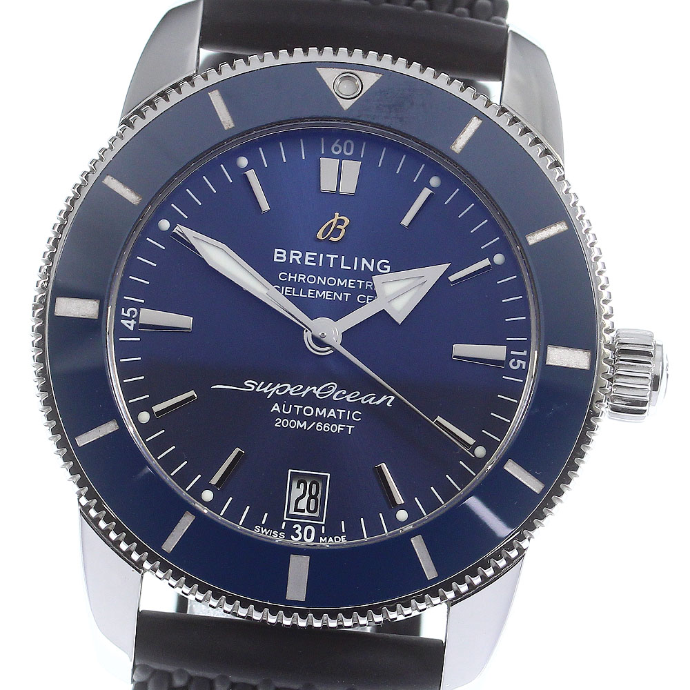 Ab2010 【楽天市場】ブライトリング BREITLING AB2010 スーパーオーシャン ヘリテージII デイト 自動巻き メンズ 美品 箱・保証書 ...