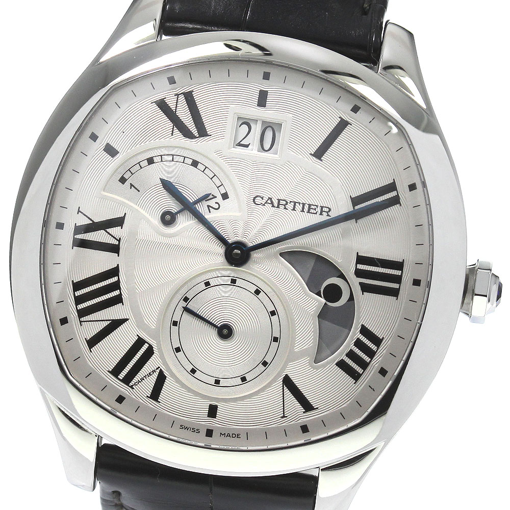 楽天市場】カルティエ CARTIER W6920078 バロンブルーLM デイト クロノ 