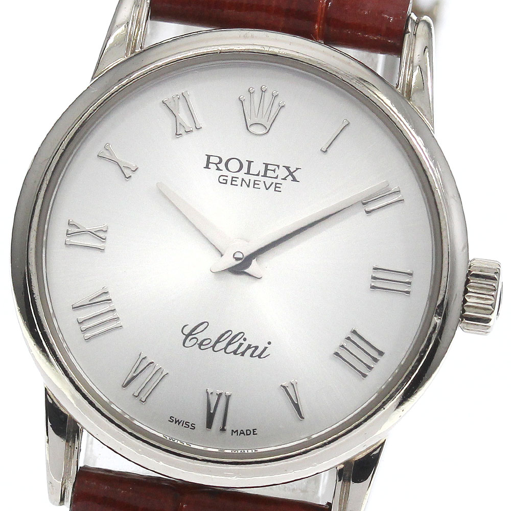 楽天市場】【ROLEX】ロレックス チェリーニ K18WG 6110 クォーツ