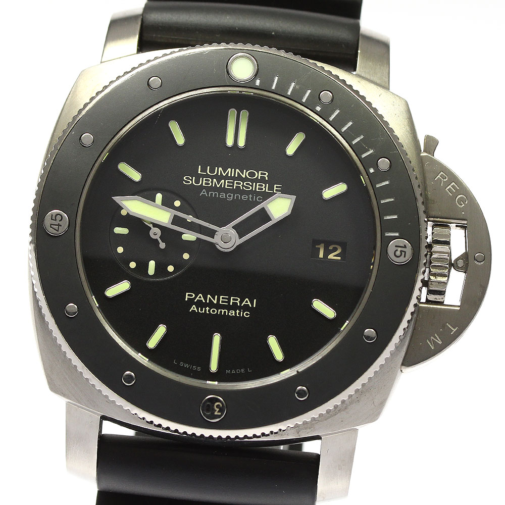 パネライ PANERAI PAM00389 ルミノール1950 サブマーシブル アマグネティック3デイズ 自動巻き メンズ 良品 箱・保証書付き_769900【中古】|CLOSER