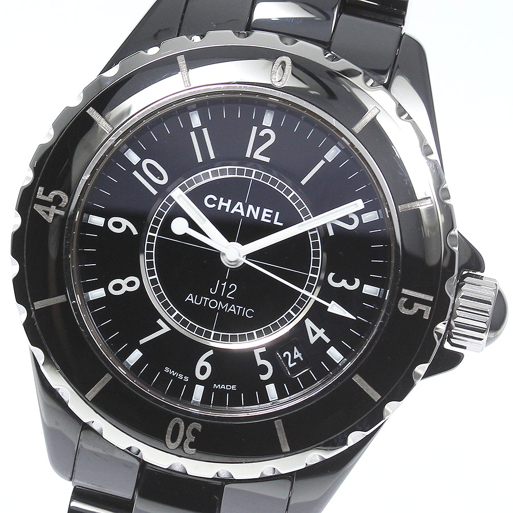 【楽天市場】シャネル CHANEL H0685 J12 黒セラミック 自動巻き メンズ 良品 _766551【中古】：CLOSER