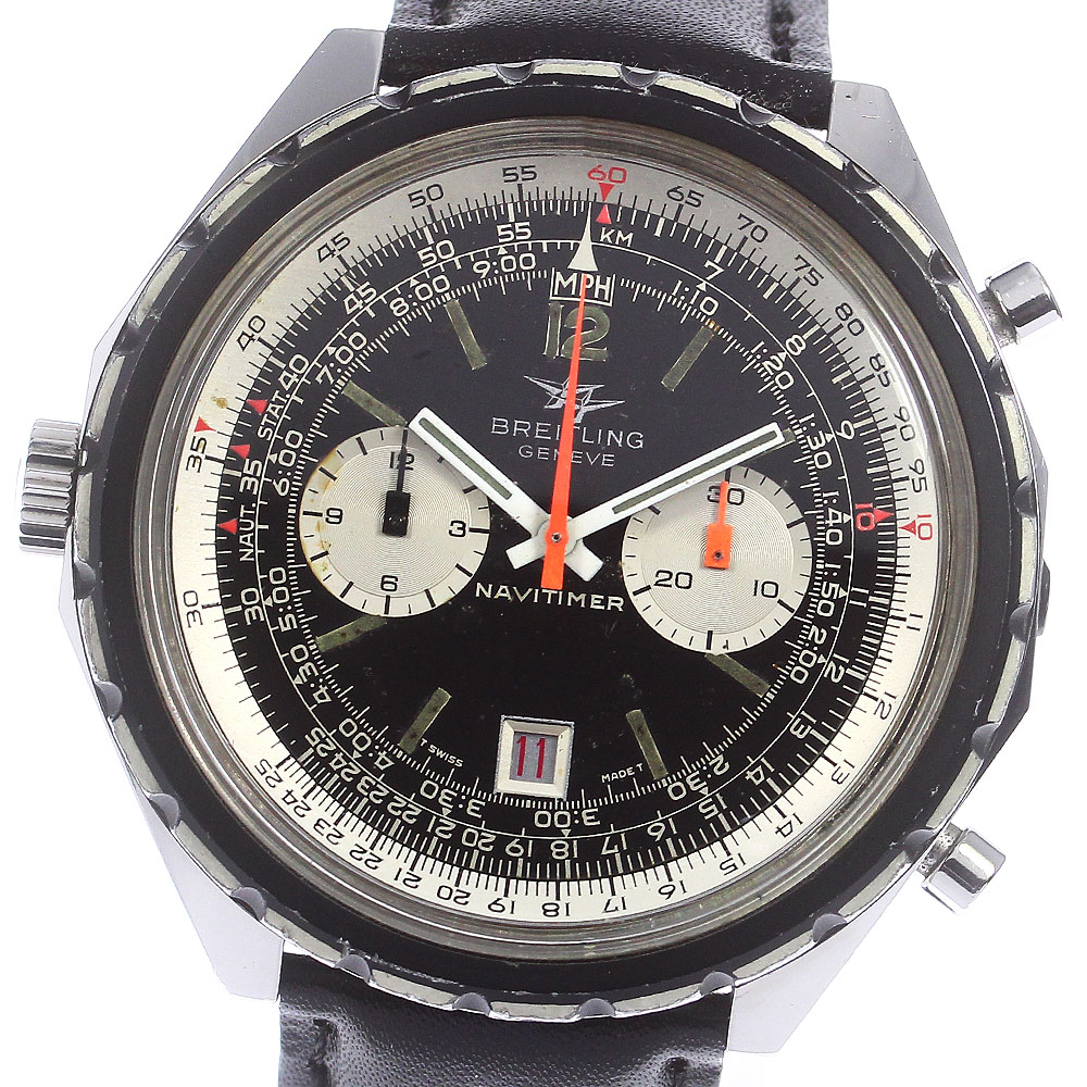 訳あり ブライトリング BREITLING 1809 ナビタイマー コスモノート ヴィンテージ cal.12 AT メンズ _764635【中古】