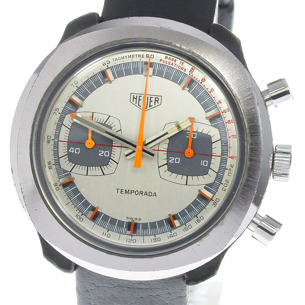 ホイヤー Heuer 733.809 テンポラーダ ヴィンテージ クロノグラフ 手一巻き メンズ _775471【中古】