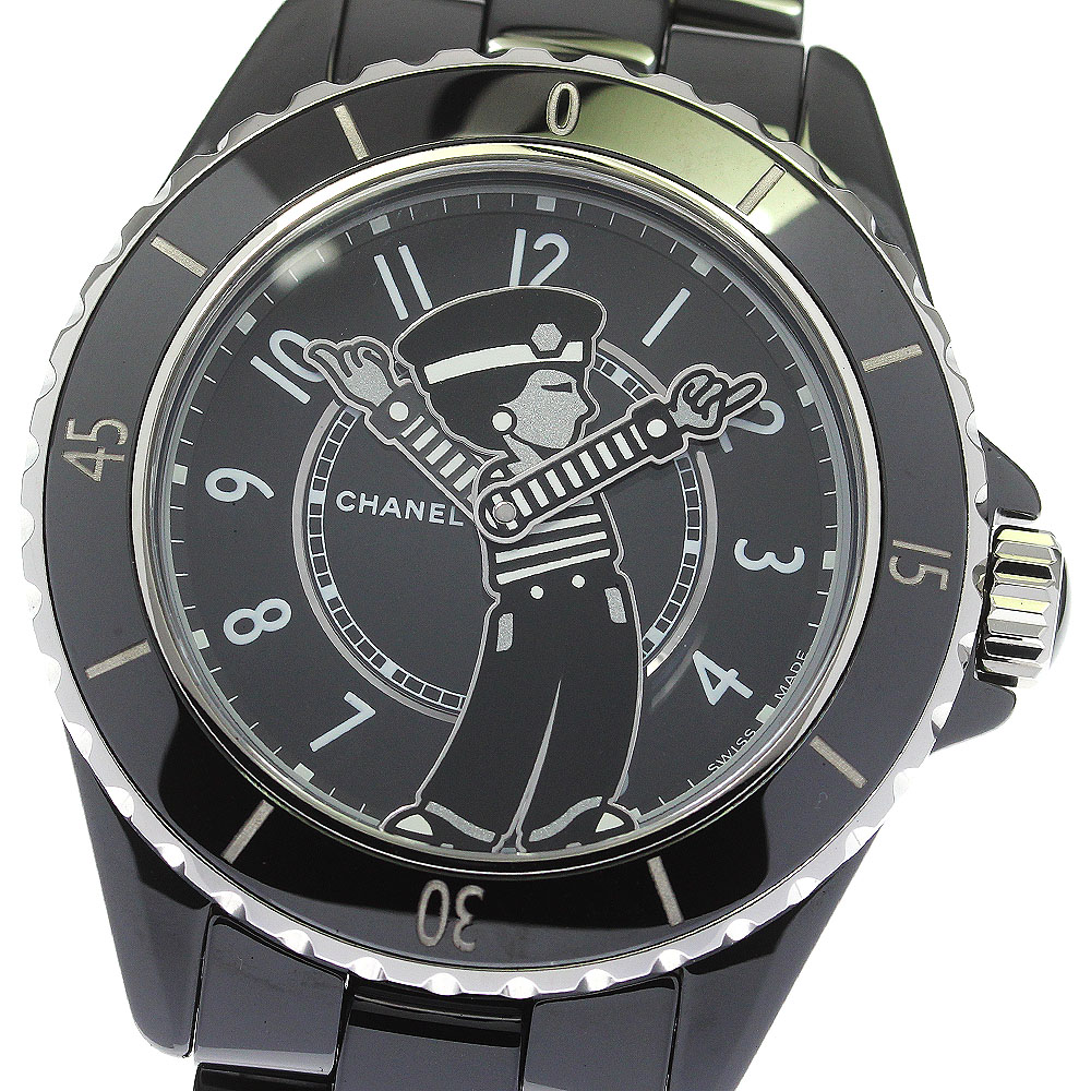 シャネル CHANEL H7609 マドモアゼル J12 ラ パウザ限定 黒セラミック 自動巻き メンズ 極美品 箱・保証書付き_782987【中古】|CLOSER