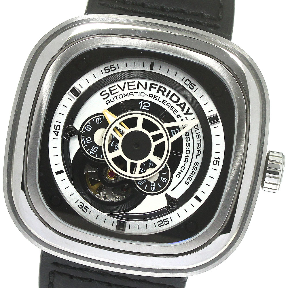 【楽天市場】セブンフライデー Sevenfriday Sf-p18 03 インダストリアルエッセンス 自動巻き メンズ  781934【中古 