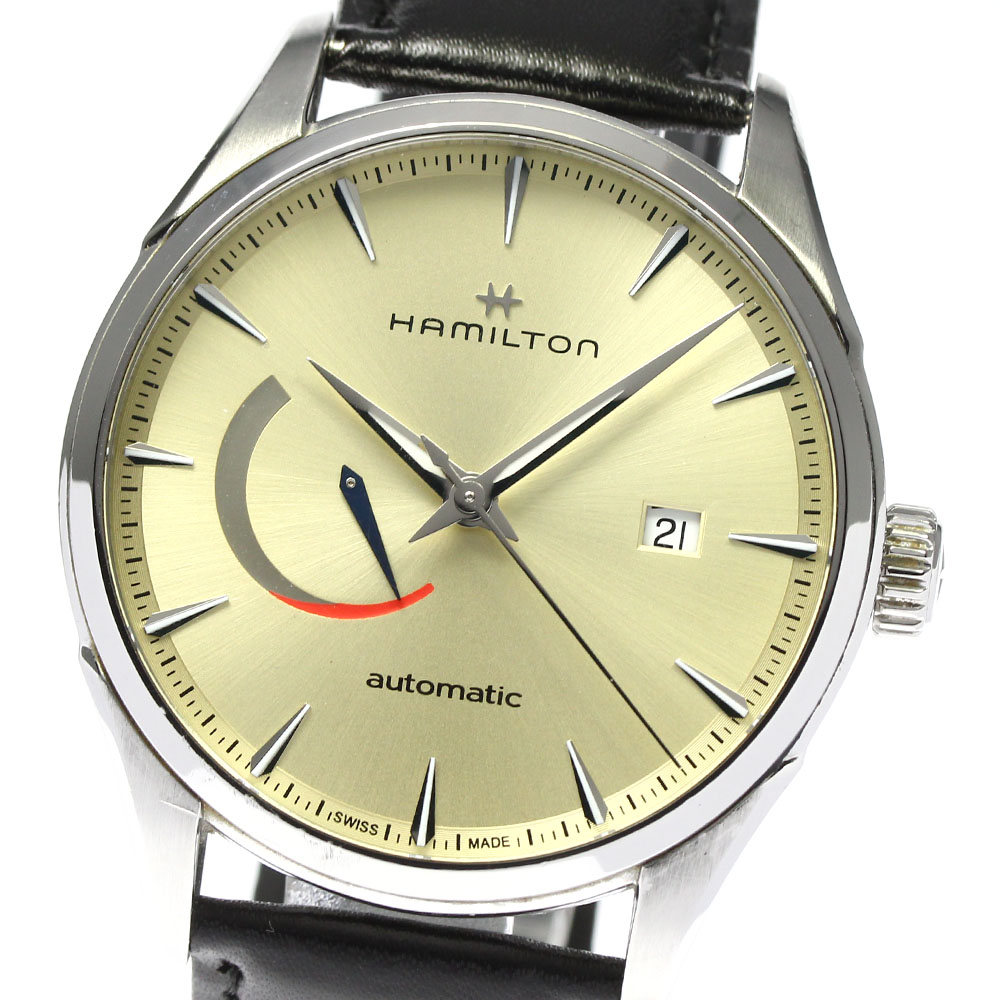 【楽天市場】ハミルトン HAMILTON H326350 ジャズマスター パワーリザーブ 自動巻き メンズ 箱・保証書付き_783477【中古 ...