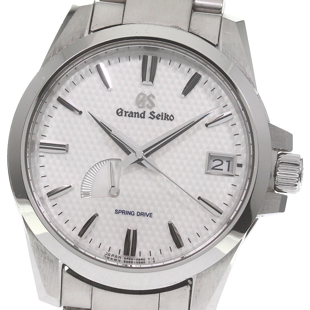 【楽天市場】セイコー SEIKO SBGA225/9R65-0AG1 グランドセイコー パワーリザーブ デイト スプリングドライブ メンズ 箱 ...