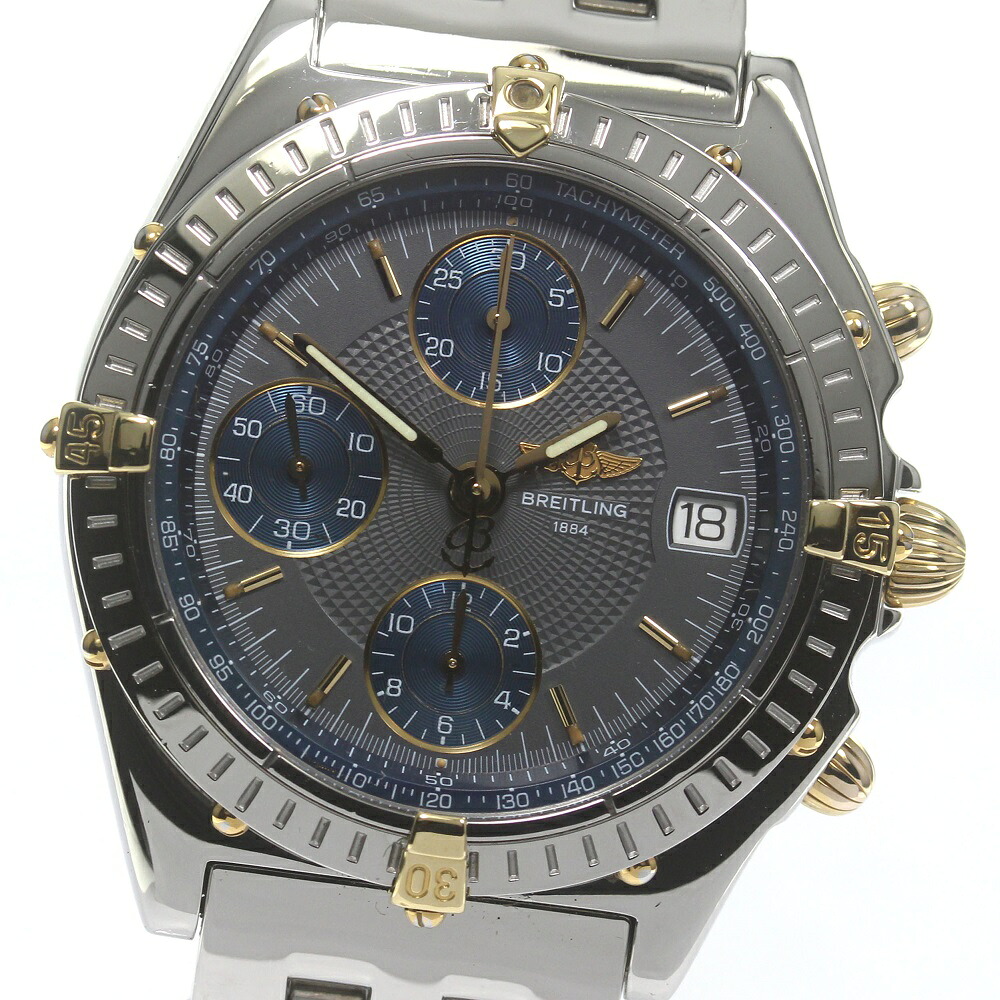 【楽天市場】ブライトリング BREITLING B13050.1 クロノマット ビコロ クロノグラフ 自動巻き メンズ _794636【中古 ...