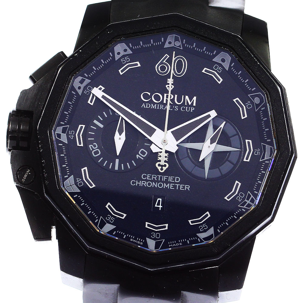 コルム CORUM 753.231.95/0371AN13 アドミラルズカップ シーフェンダー クロノグラフ 自動巻き メンズ _797944【中古】