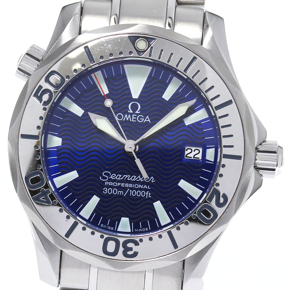 【楽天市場】オメガ OMEGA 2263.80 シーマスター300 デイト クォーツ ボーイズ 良品 _794772【中古】：CLOSER