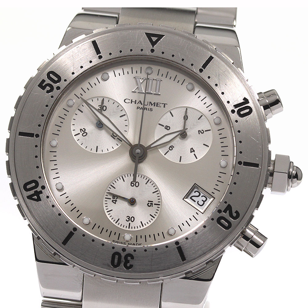 【楽天市場】ショーメ Chaumet クラスワン クロノグラフ クォーツ メンズ _798376【中古】：CLOSER